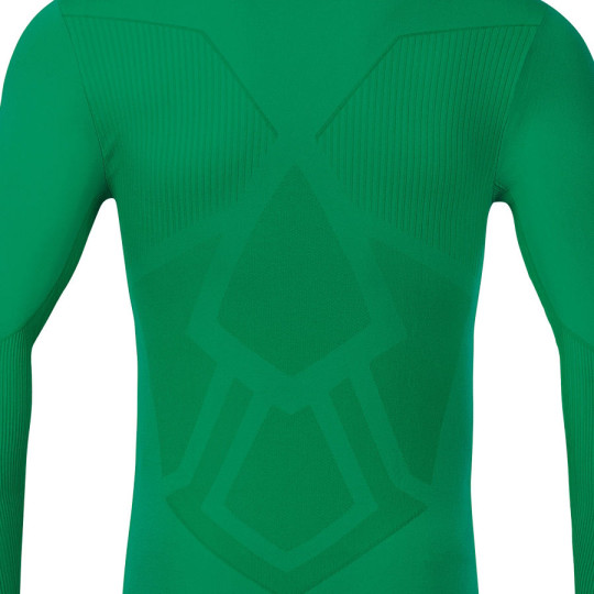  6955-06J JAKO Comfort 2.0 Longsleeve Turtleneck Top Junior green 