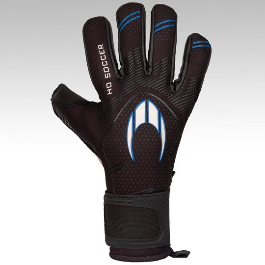 HO Soccer Supremo PRO SMU Junior Goalkeeper Gloves Black/Blue 