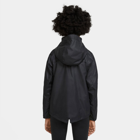  893819-010 Nike Academy Junior Rain Jacket (Black) 