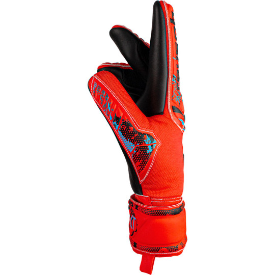  Reusch Attrakt Grip Evolution Finger Support Jnr Goalkeeper Gloves br