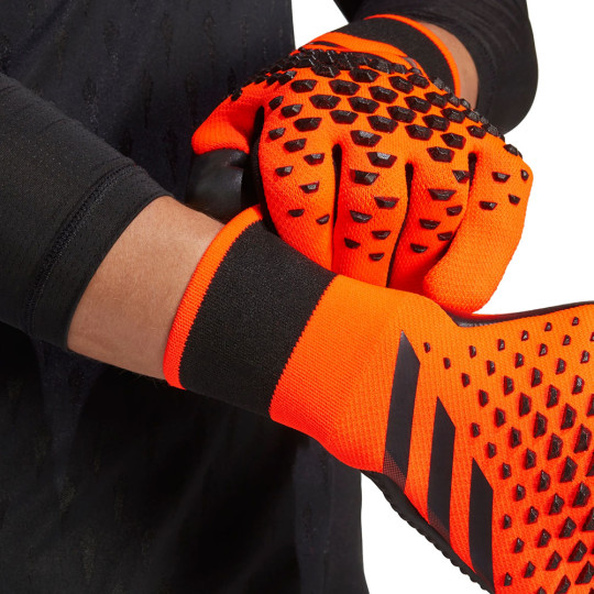 adidas Predator GL Pro Heat Spawn Junior Goalkeeper Gloves Solar Orang