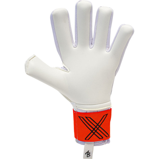 AB1 Undici 2.0.1 Bianco Lite Goalkeeper Gloves White/Orange/Black