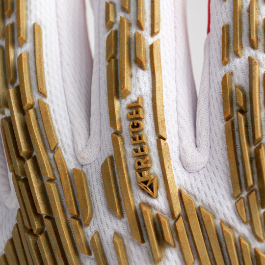 Reusch Attrakt Freegel Silver Junior Goalkeeper Gloves White/Gold