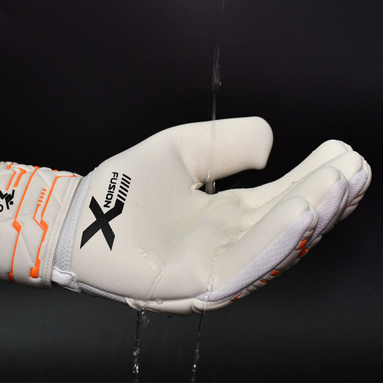 Precision Fusion X Pro Negative Contact Duo Goalkeeper Gloves White