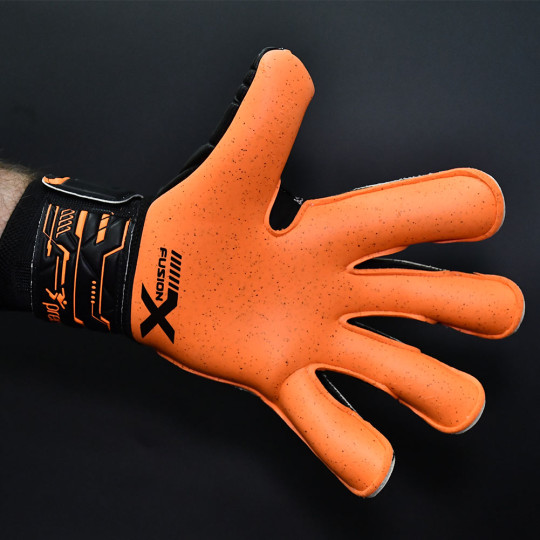 Precision Fusion X Pro Surround Quartz Goalkeeper Gloves Black/Fluo Or