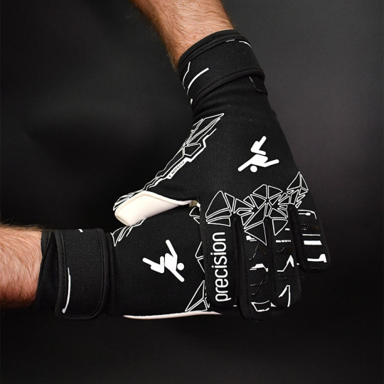 Precision Fusion X Pro Lite Giga Junior Goalkeeper Gloves Black