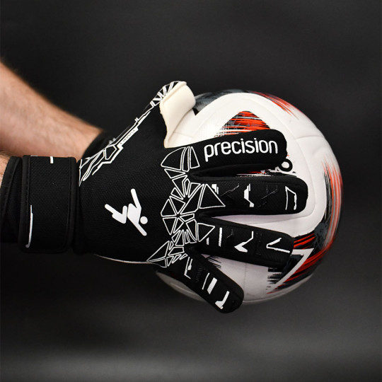Precision Fusion X Pro Lite Giga Junior Goalkeeper Gloves Black