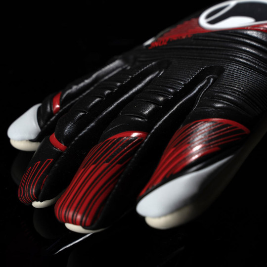 Uhlsport Powerline Absolutgrip HN Goalkeeper Gloves Black/Red/White