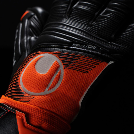 Uhlsport Super Resist+ HN Junior Goalkeeper Gloves Fluo Orange 