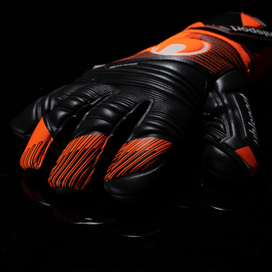 Uhlsport Super Resist+ HN Junior Goalkeeper Gloves Fluo Orange 