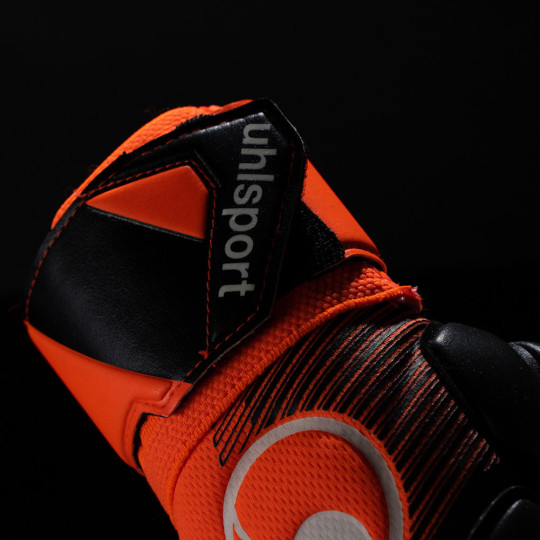 Uhlsport Super Resist+ HN Junior Goalkeeper Gloves Fluo Orange 