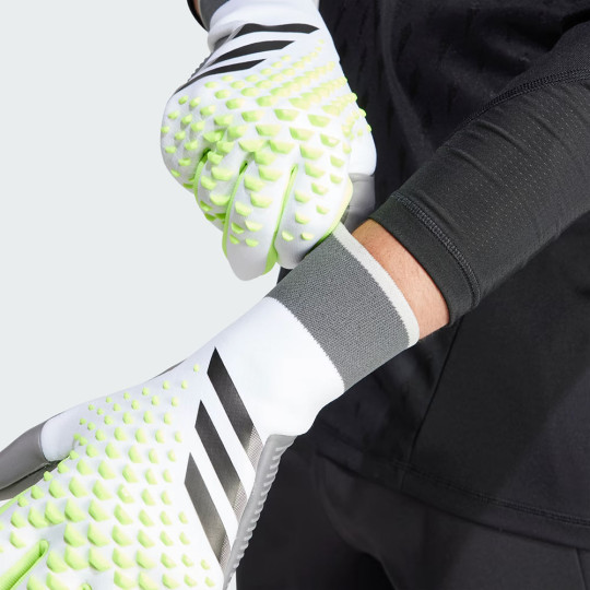 adidas Predator Pro GK glove - white/lucid lemon