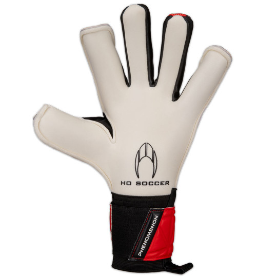  520240 HO Soccer PHENOMENON PRO 1V Roll/Neg Goalkeeper Gloves Black/R