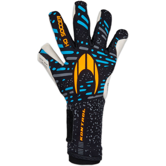  520278J HO Soccer Kontrol Pro Junior Goalkeeper Gloves Black/Blue 