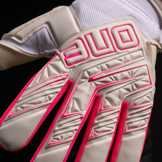 ONE APEX Amped Goalkeeper Gloves White/Pink