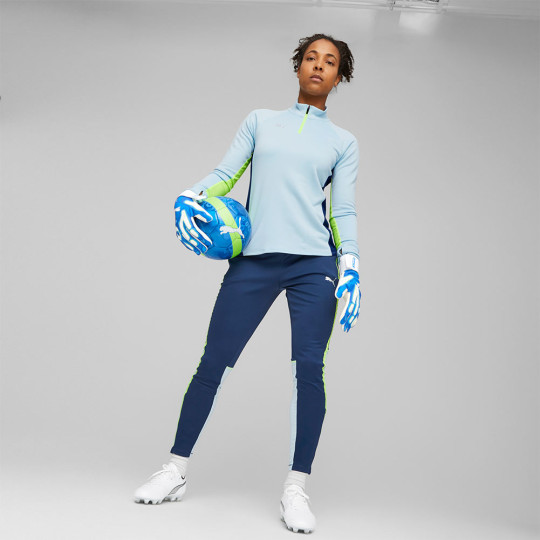 Puma ULTRA ULTIMATE Hybrid Goalkeeper Gloves Persian Blue-Pro Green