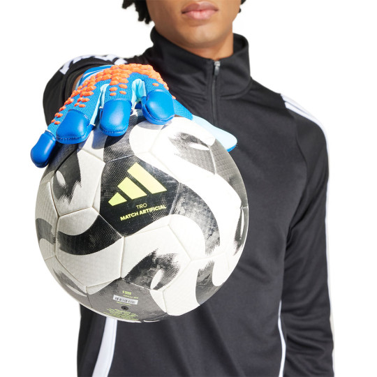 IA0858 adidas Predator Pro Accuracy Hybrid Goalkeeper Gloves Lucid Blu