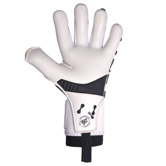 Gloveglu e:XOME+ 3D MEGAGRIP Junior Goalkeeper Gloves white/black 