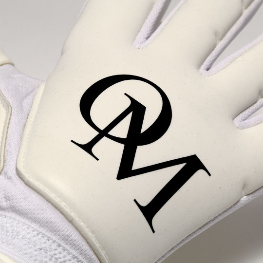 Keeper ID Personal Negative Junior Goalkeeper Gloves (White)