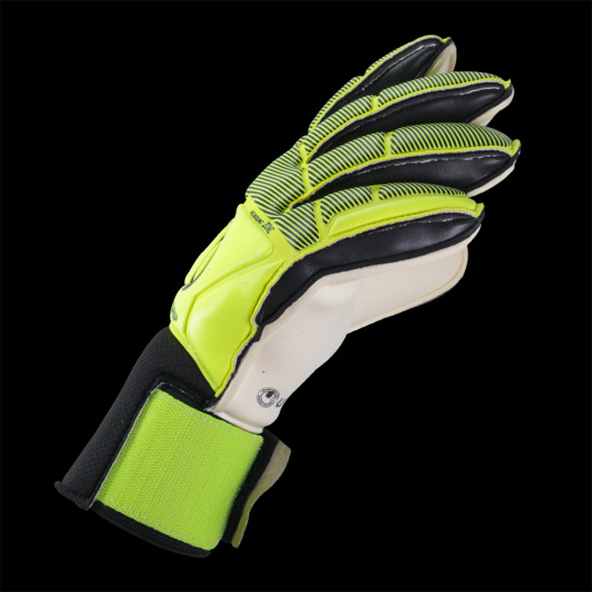 Uhlsport Absolutgrip Flexframe Carbon Goalkeeper Gloves fluo yellow
