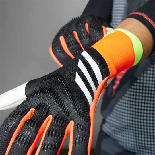 adidas Predator GL Pro Goalkeeper Gloves Black/Red/Yellow