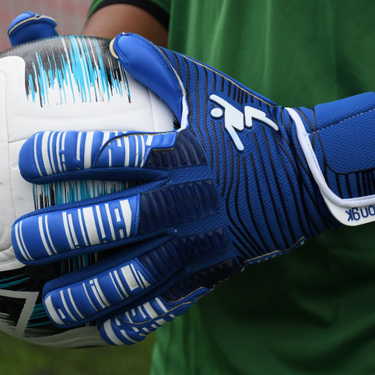 Precision GK Elite 2.0 Grip Junior Goalkeeper Gloves Blue/White