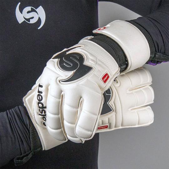 Selsport Wrappa Classic 2 Junior Goalkeeper Gloves (White/Black) 