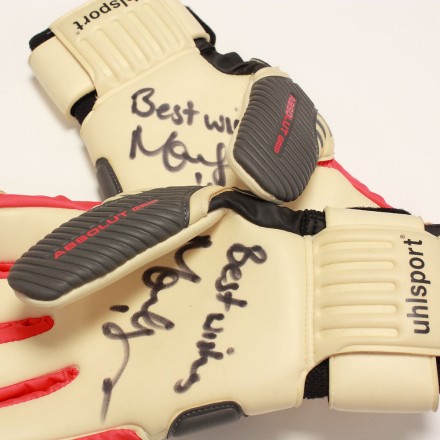 schwarzer uhlsport mark signed keepers goalkeeper gloves