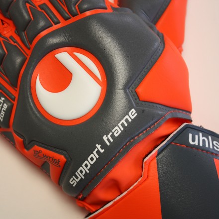 UHLSPORT AERORED SOFT SUPPORTFRAME Goalkeeper Gloves