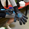 GG:LAB s:PCE GloveGlu Junior Goalkeeper Gloves Space Black/Aqua 