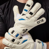 ONE Nova Type-1 Junior Goalkeeper Gloves White/Blue