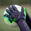 Gloveglu WET SKINN Goalkeeper Gloves BLACK/GREEN