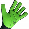 Gloveglu WET SKINN Goalkeeper Gloves BLACK/GREEN