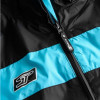 SELLS Pro Cyclone Rain Jacket Black/Aqua Blue