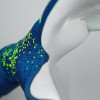Reusch Pure Contact Silver Goalkeeper Gloves Blue/Yellow
