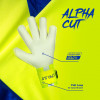 Reusch Attrakt Gold X Alpha Goalkeeper Gloves safety yellow/Deep Blue