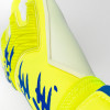 Reusch Attrakt Gold X Alpha Goalkeeper Gloves safety yellow/Deep Blue