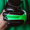 AB1 UNO 2.0 GREEN VOLT Finger Protection Junior Goalkeeper Gloves BLAC