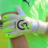 Keeper iD goalPROOF Flash Negative Goalkeeper Gloves White/Volt