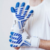 AB1 SHOCK-ZONE PROTEKT Pro Goalkeeper Gloves White/Blue