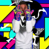 Kaliaaer PWRLITE FaderBlaze Kaos V1 Junior Goalkeeper Gloves Pink/Yell
