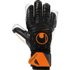 UhlsportSPEED CONTACT SOFT PRO Goalkeeper Gloves Black/White/Fluo