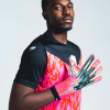 Kaliaaer NITROLITE Goalkeeper Gloves Neo Pink | Black | Cyan | Studio 