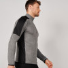 Keeper iD GK Pro 1/4 Zip Training Top grey/black 