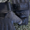 GG:LAB t:HERMO Fleece Finger Protect Junior Goalkeeper Gloves Black