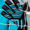 AB1 Undici 2.0.1 Nero Lite Junior Goalkeeper Gloves Black/Cyan 