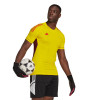  HK7668 adidas Tiro 23 Pro Short Sleeve Goalkeeper Jersey Team Yellow