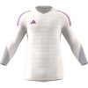 HK7660 adidas Tiro 23 Pro LS Goalkeeper Jersey White/Active Purple