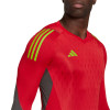  HK7663 adidas Tiro 23 Pro LS Goalkeeper Jersey Team Collegeiate Red