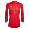  HK7663 adidas Tiro 23 Pro LS Goalkeeper Jersey Team Collegeiate Red